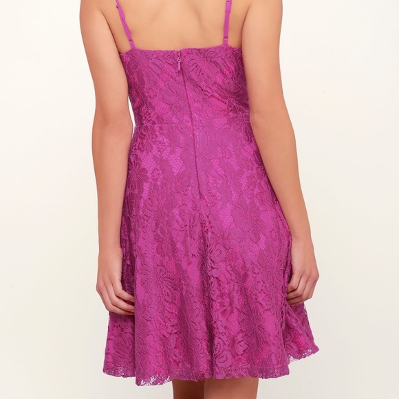 Lulus Lace Mini Dress - Picture 2 of 3